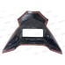 MOS Y-XM3-HY016-C01 Motorcycle Carbon Fiber Taillight Lower Cover for Yamaha X-MAX 300 2017-2018, X-MAX 250 2018
