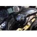MOS Y-XM3-HY018-C01 Motorcycle Carbon Fiber Handlebar Upper Central Cover for Yamaha X-MAX 300 2017-2024, X-MAX 250 2018-2024