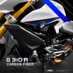MOS BMWU69HY002C01 Carbon Fiber Radiator Cowl Cover for BMW G310R 2018