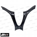 MOS Y-B74-HY002-C01 Carbon Fiber Leg Shield "Y" Shape Cover for Yamaha X-MAX