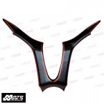 MOS Y-B74-HY002-C01 Carbon Fiber Leg Shield "Y" Shape Cover for Yamaha X-MAX