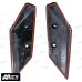 MOS Y-B74-HY009-C01 Motorcycle Carbon Fiber Front Fender Side Trim for Yamaha XMAX