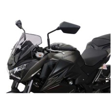 MRAR1 Z250/Z300 13-15 Motorcycle Racing Windscreen-Smoke Grey