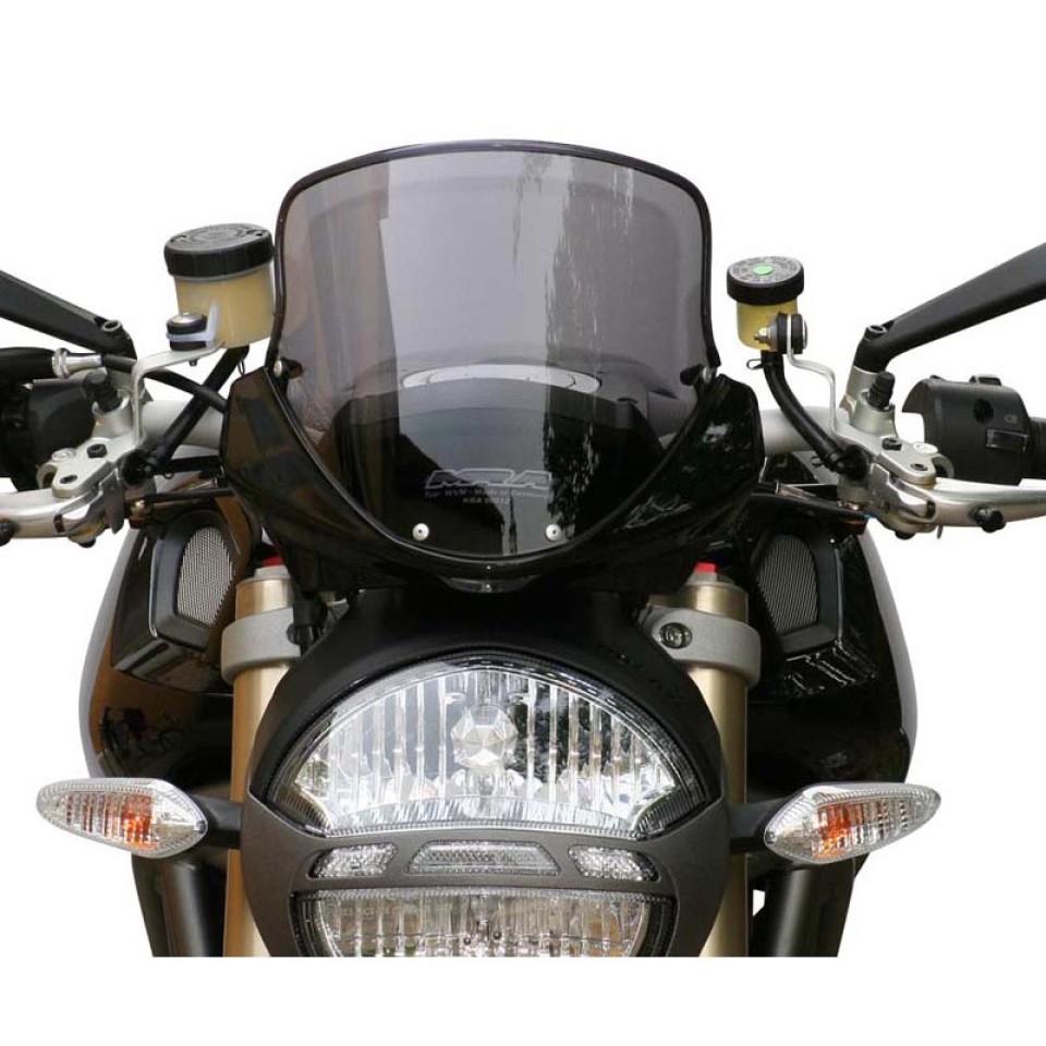 MRAT8 MONSTER 696/796/1100 Motorcycle Racing Touring Windscreen-Black