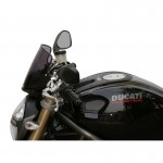 MRA Touring Windscreen T Ducati Monster 696 796 1100 Black