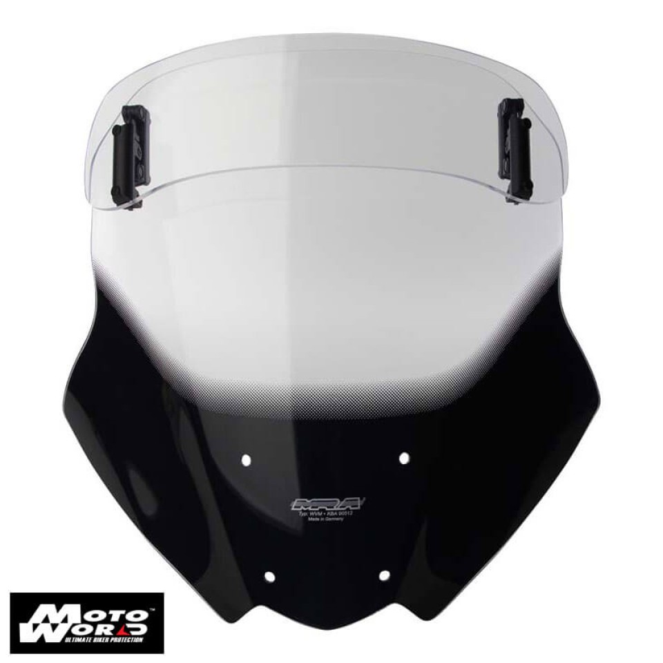 MRAVT1 VERSYS X250/300 17 Motorcycle Racing Touring Windscreen-Smoke Grey