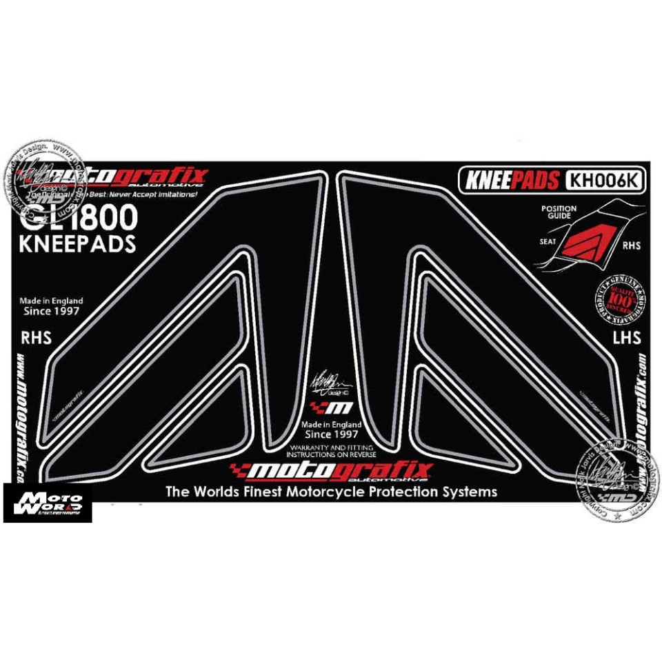Motografix CAD KH006K Motorcycle Tank/Knee Section Paint Protector