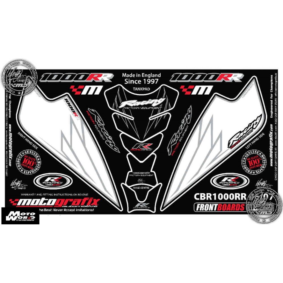 Motografix CAD NH007U Motorcycle Front Fairing Paint Protector