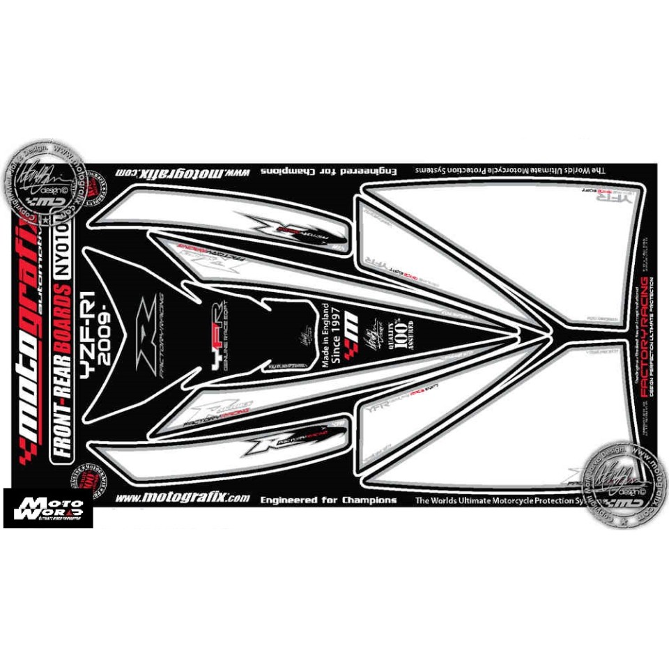Motografix CAD NY010U Motorcycle Front Fairing/Rear Seat Unit Paint