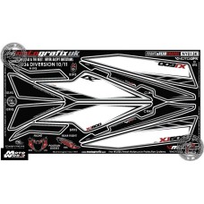 Motografix CAD NY013K Motorcycle Front Fairing/Rear Seat Unit Paint Protector
