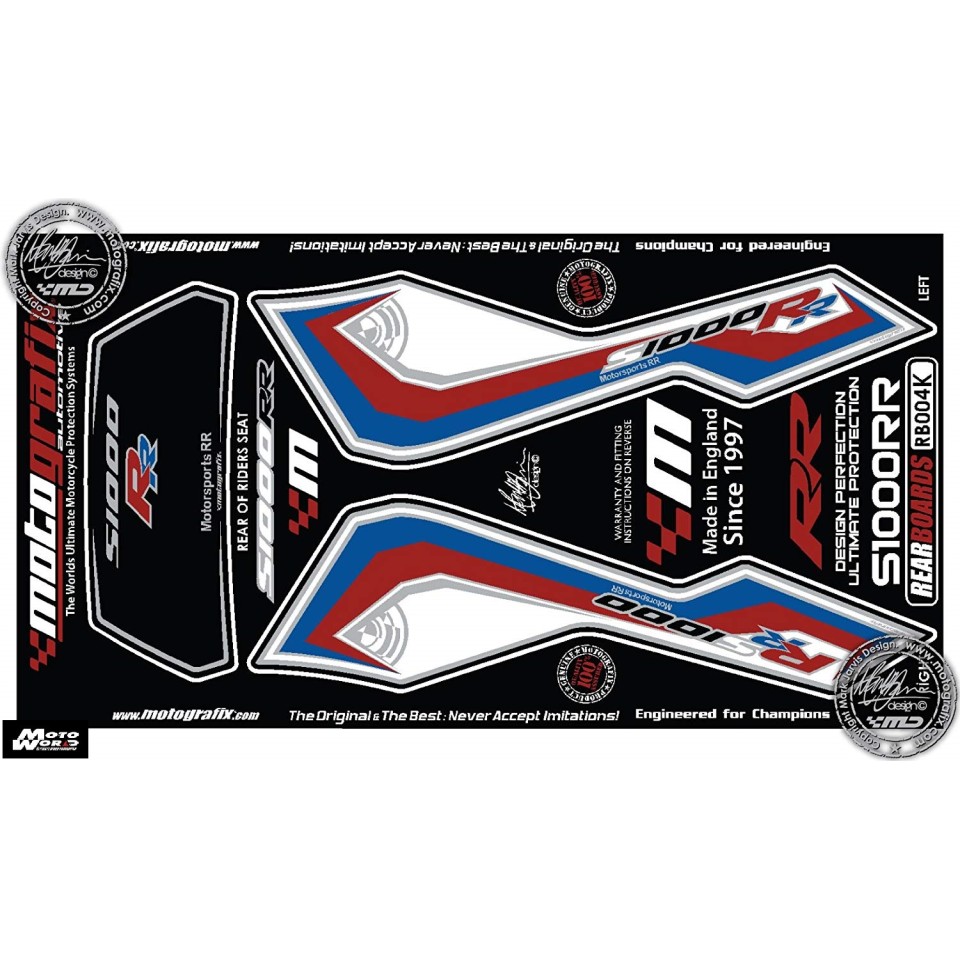 Motografix CAD RB004K Motorcycle Rear Seat Unit Paint Protector