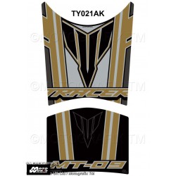 Motografix CAD TS021AK Yamaha MT-09 Tracer 2013 2014 2015 Motorcycle Tank Pad Protector 3D Gel