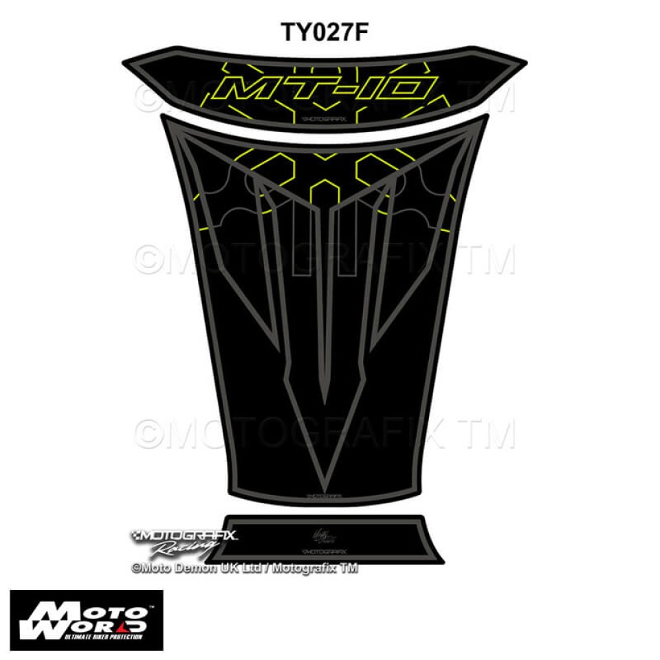 Motografix CAD TY027F 3D Gel Motorcycle Tank Pad Protector