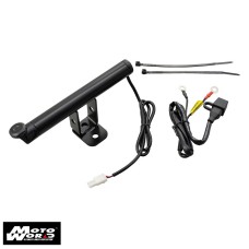 Daytona 93387 Motorcycle Black Mountbar W/USB Stem Clamp