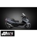 Dimotiv DISSESU04K Motorcycle Black Side Stand Enlarger