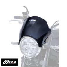 Ermax 1503S6865 Motorcycle Nose Screen Metallic Black Windshield