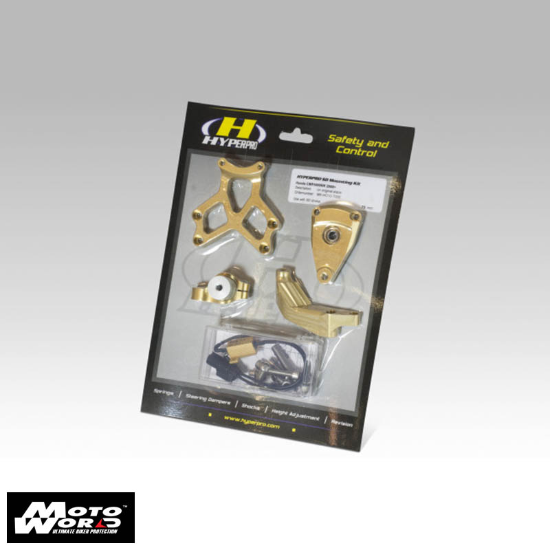 Hyperpro MK-YA09-B001 Motorcycle Steering Damper Kit for Yamaha MT-09 /SP 2021-2022