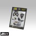 Hyperpro MK-KA06-T010 Motorcycle Steering Damper Mounting Kit for Kawasaki ZX-6 R 2013-2019