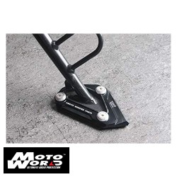 DMV DISSESU02K Motorcycle Black Side Stand Enlarger