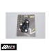 DMV DISSESU02K Motorcycle Black Side Stand Enlarger