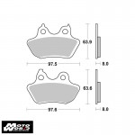 SBS 846HLS Motorcycle Brake Pad