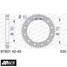 XAM 87601 530 Motorcycle Rear Aluminum Sprocket for Aprilia 1988-2005 -43 Teeth