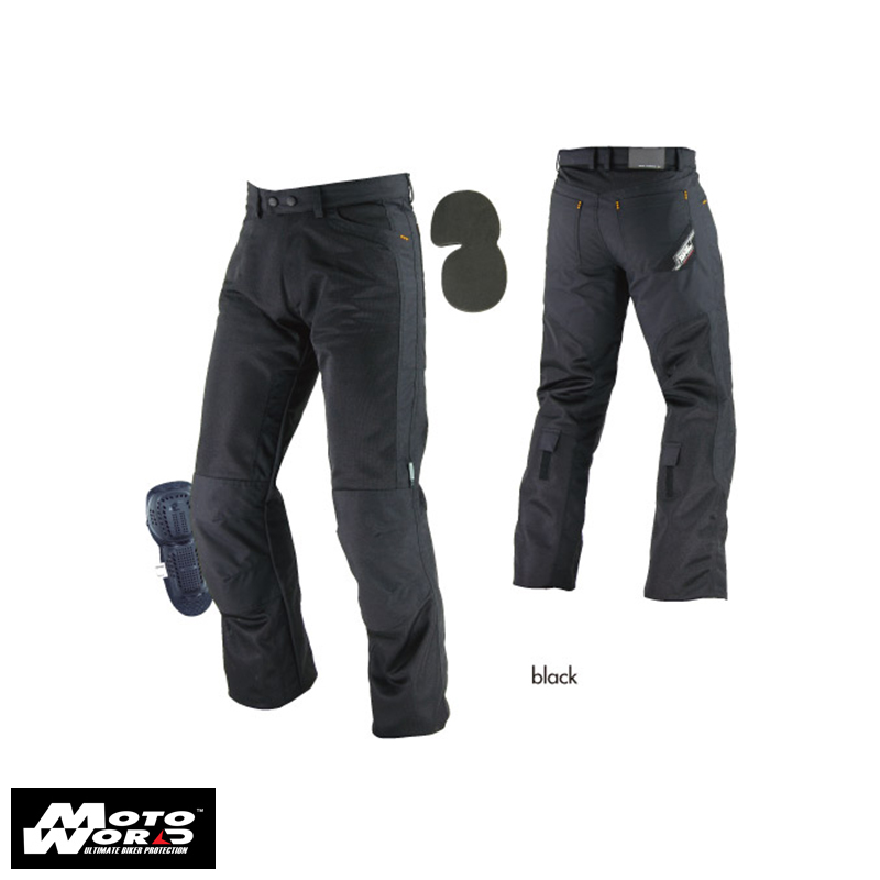 Komine PK710 Motorcycle Riding Mesh Jeans-Black