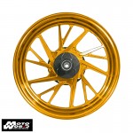 MOS YB74FG10 Motorcycle Matt Forged Aluminum Alloy Wheels Set