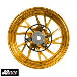 MOS YB74FG10 Motorcycle Matt Forged Aluminum Alloy Wheels Set