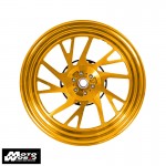 MOS YB74FG10 Motorcycle Matt Forged Aluminum Alloy Wheels Set