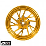 MOS YB74FG10 Matt Forged Aluminum Alloy Wheels Set for Yamaha X-Max 10