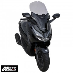 Ermax 0101S9754 Motorcycle High Protection Windshield Grey