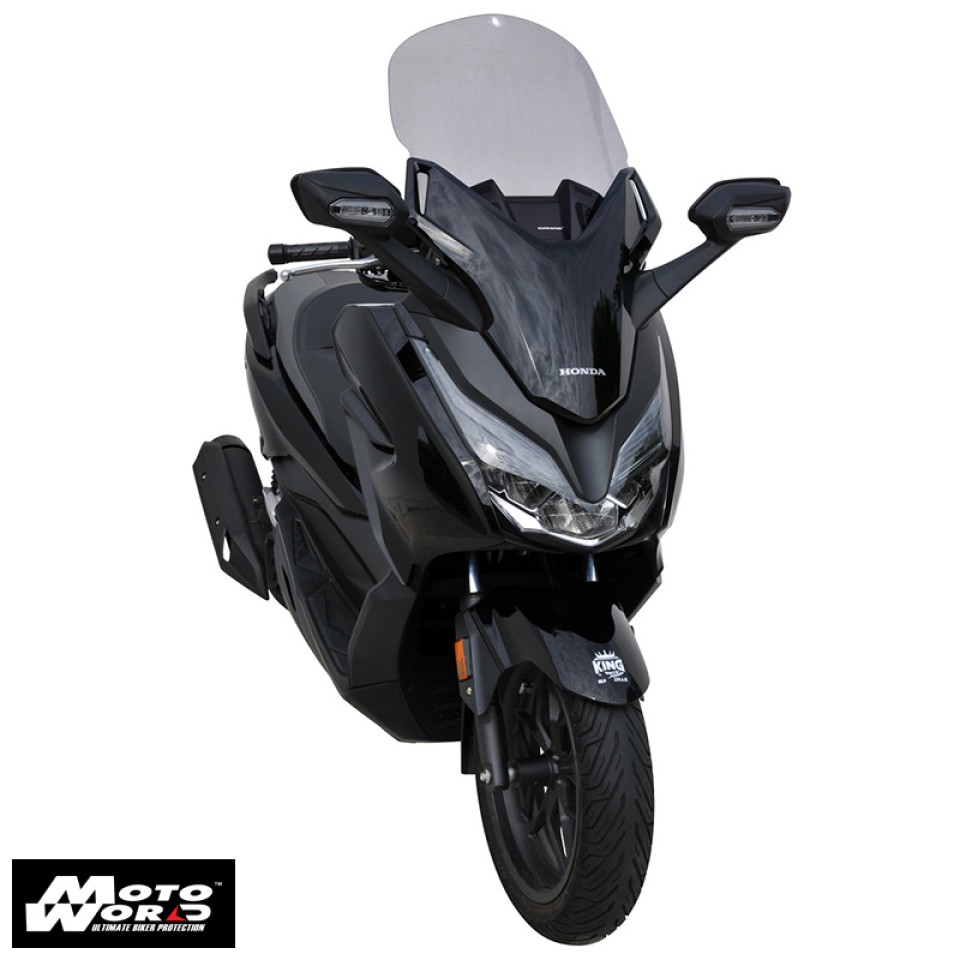 Ermax 0101S9754 Motorcycle High Protection Windshield Grey