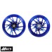 MOS Y-B74-FG-10 Motorcycle Matt Forged Aluminum Alloy Wheels Set for Yamaha X-Max 2023
