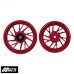 MOS Y-B74-FG-10 Motorcycle Matt Forged Aluminum Alloy Wheels Set for Yamaha X-Max 2023