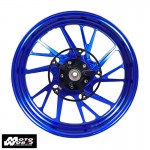 MOS YB74FG10 Motorcycle Matt Forged Aluminum Alloy Wheels Set