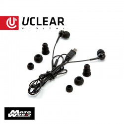 U Clear Earbuds for Helmet Bluetooth Systems
