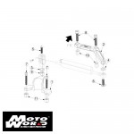 DMV DIDMKAP01K Black Motorcycle Damper Mounting Kit