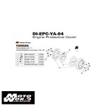 DMV DIEPCYA04G Gold Engine Protective Cover