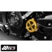 DMV DIFHCYA01G Motorcycle Gold Frame Hole Cover
