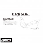 DMV DI-LPK-KA-11-C Clear Motorcycle Headlight Protector
