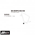 DMV DIOCPCSU02K Motorcycle Black Oil Cooler Protective Cover