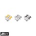 DMV DIRBKA01K Motorcycle Black Rearset Base