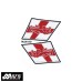 Motografix TKL001SG Motorcycle Knee Body Pad