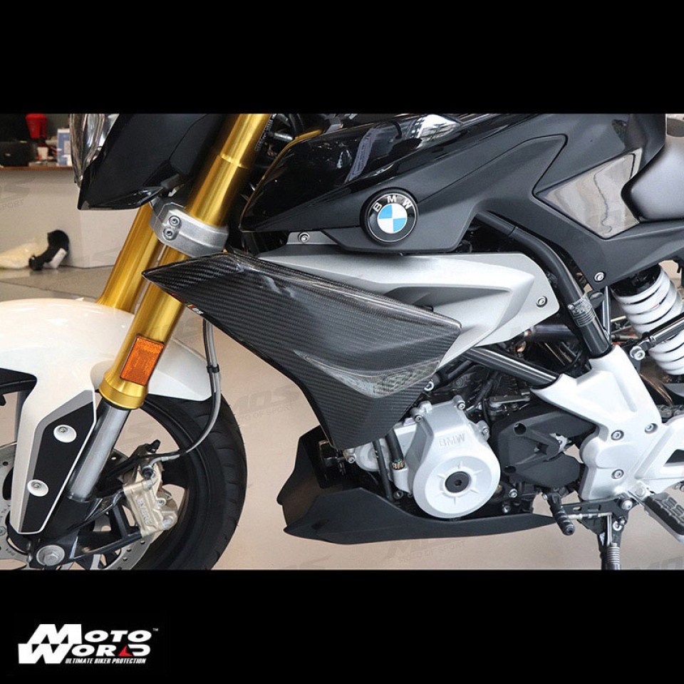 MOS BMW-U69-HY002-C01 Motorcycle Carbon Fiber Radiator Cowl Cover for BMW G310R 2016-2022