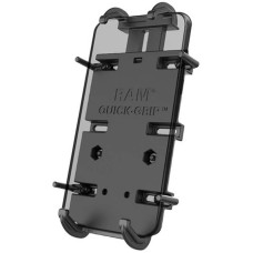 RAM Mounts RAMHOLPD4238AU Large Universal Quick Grip Phone Holder with Diamond Ball Base