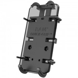 RAM Mounts RAMHOLPD4238AU Large Universal Quick Grip Phone Holder with Diamond Ball Base