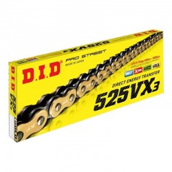D.I.D Racing Chain 525VX3GB Pro Street X Ring Chain - ZB/FB