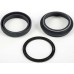SKF KITB43S Motorcycle Black Fork Seal Kit Showa 43mm