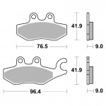 SBS 187MS Motorcycle Brake Pad